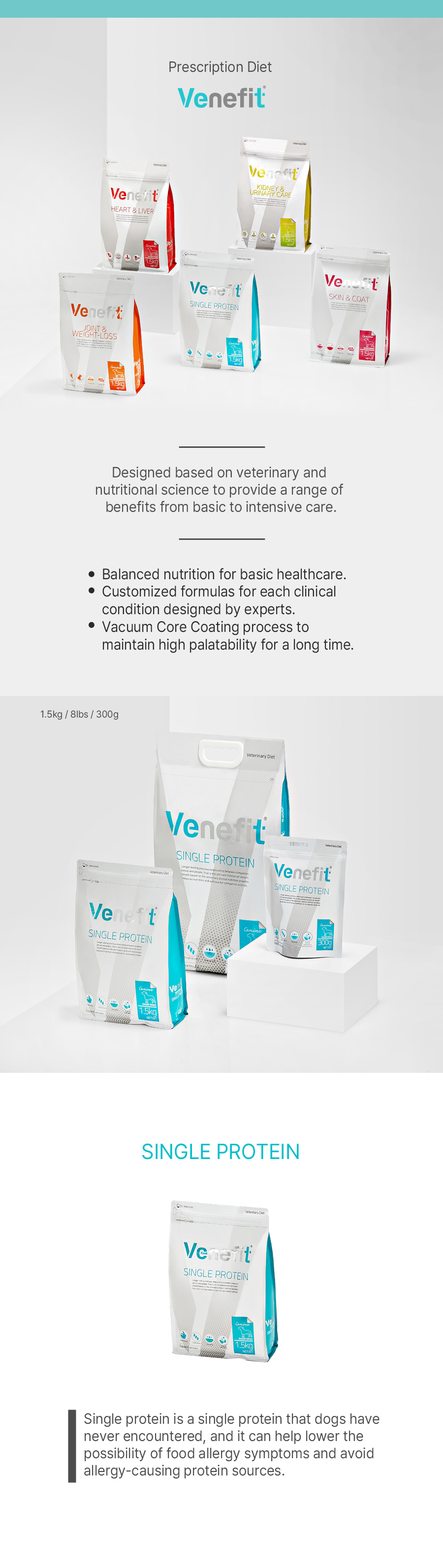 Venefit Single protein